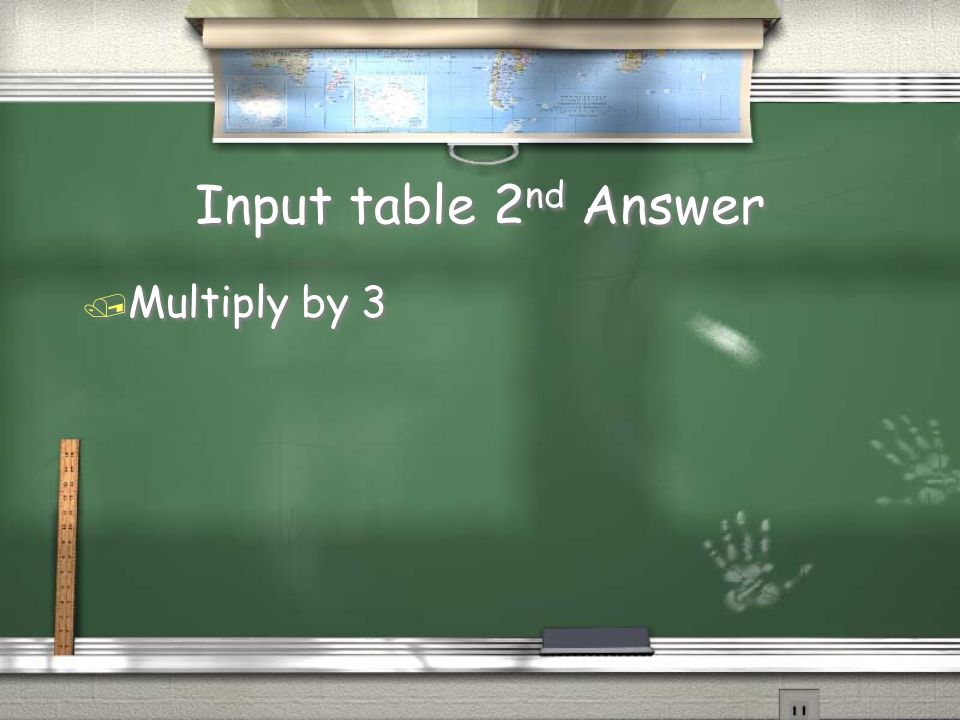 Input table 2 nd Question / Write the rule for the table: / In:2345 / Out: / Write the rule for the table: / In:2345 / Out:691215