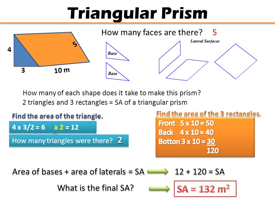 Triangular Prism Net