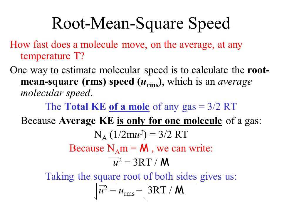 root mean square formula
