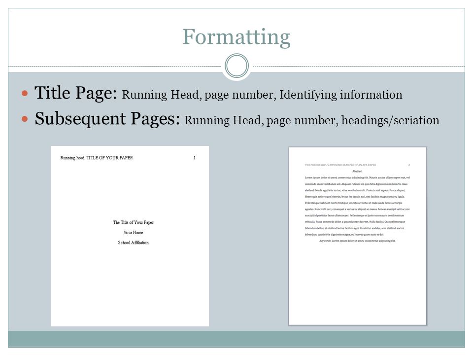 brought to you by the center for teaching and learning apa citation head page