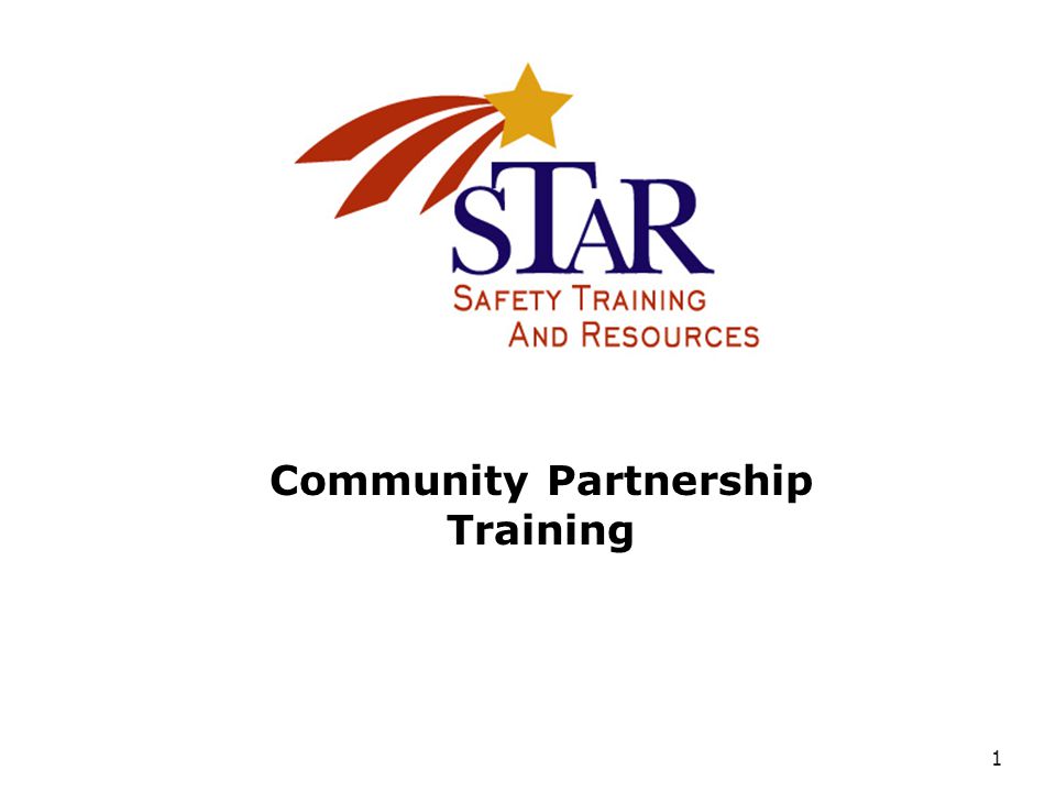 1 Community Partnership Training