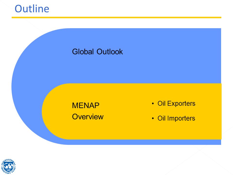 Global Outlook MENAP Overview Oil Exporters Oil Importers