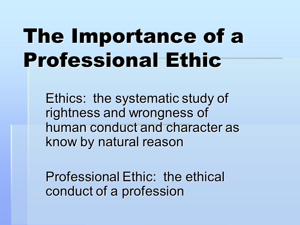 the importance of ethics in a business Nunzio quacquarelli, ceo at qs, discusses whether business schools have an obligation to teach ethics. the importance of ethics in a business Nunzio quacquarelli, ceo at qs, discusses whether business schools have an obligation to teach ethics.