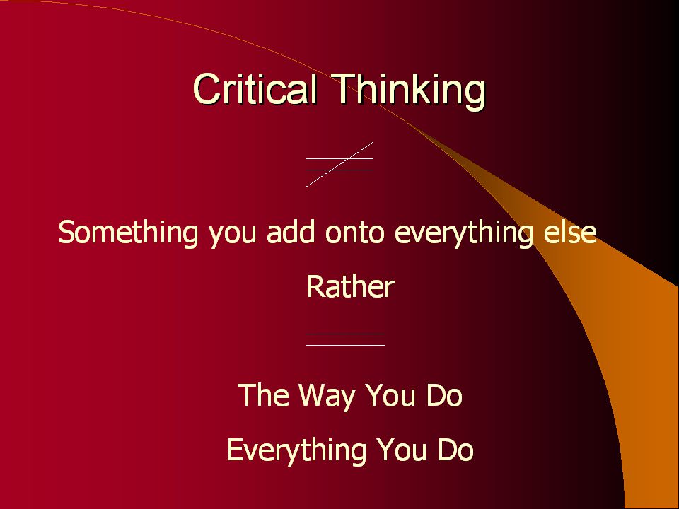 Critical Thinking And Communication The Use Of Reason In Argument