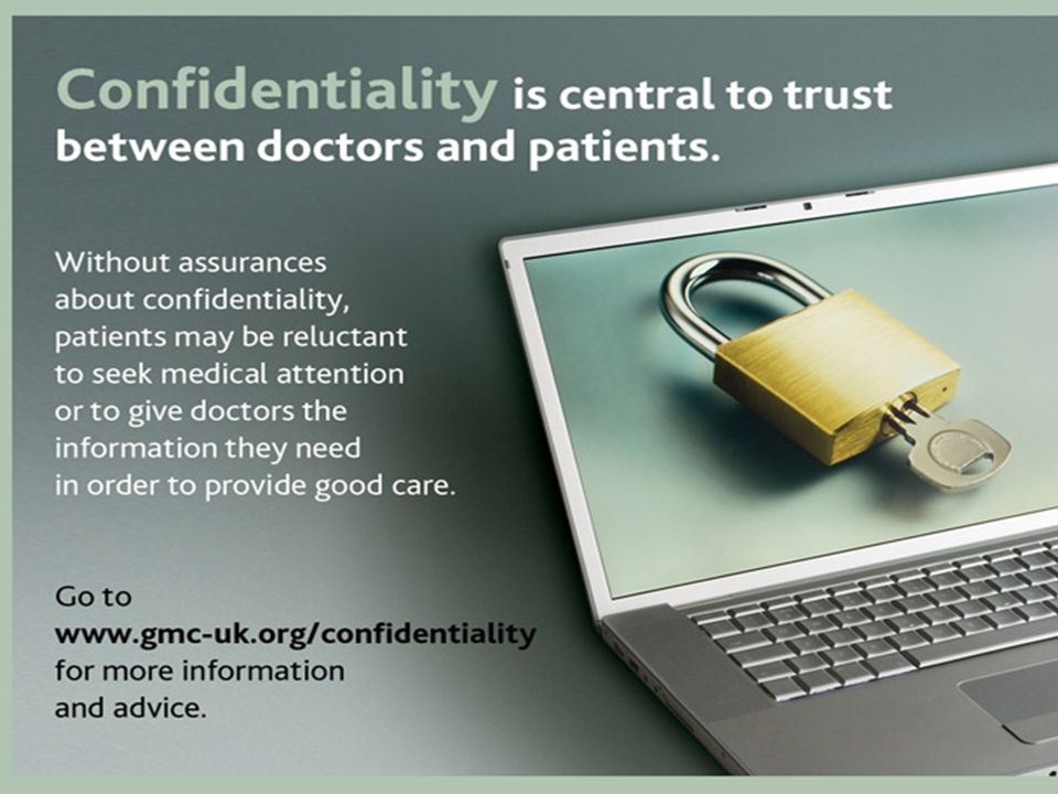 Confidentiality new guidance from the GMC