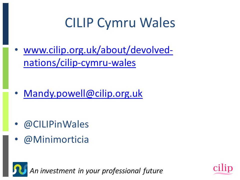 An investment in your professional future CILIP Cymru Wales   nations/cilip-cymru-wales