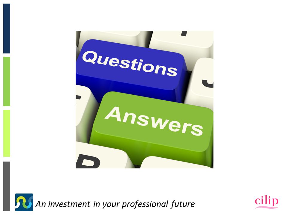 An investment in your professional future