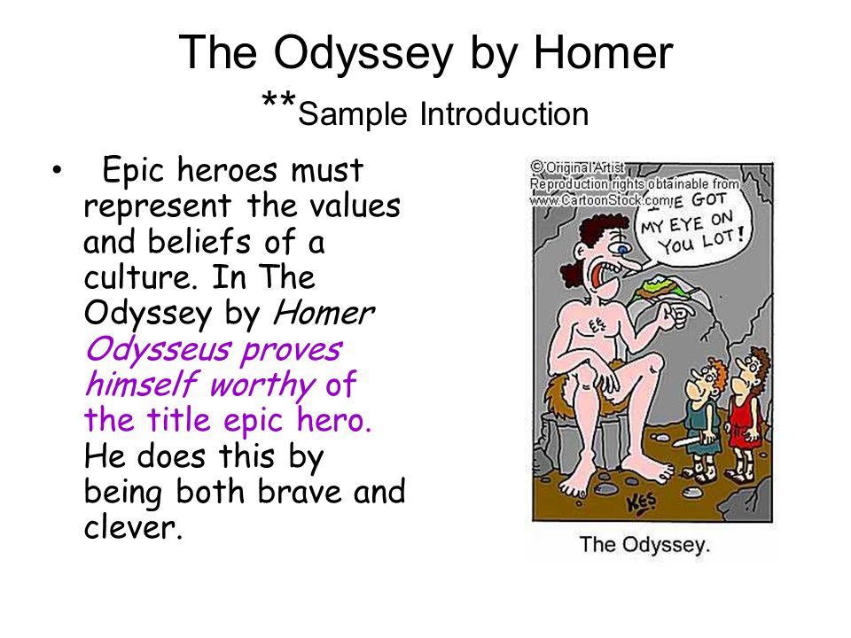 Critical essay of odyssey