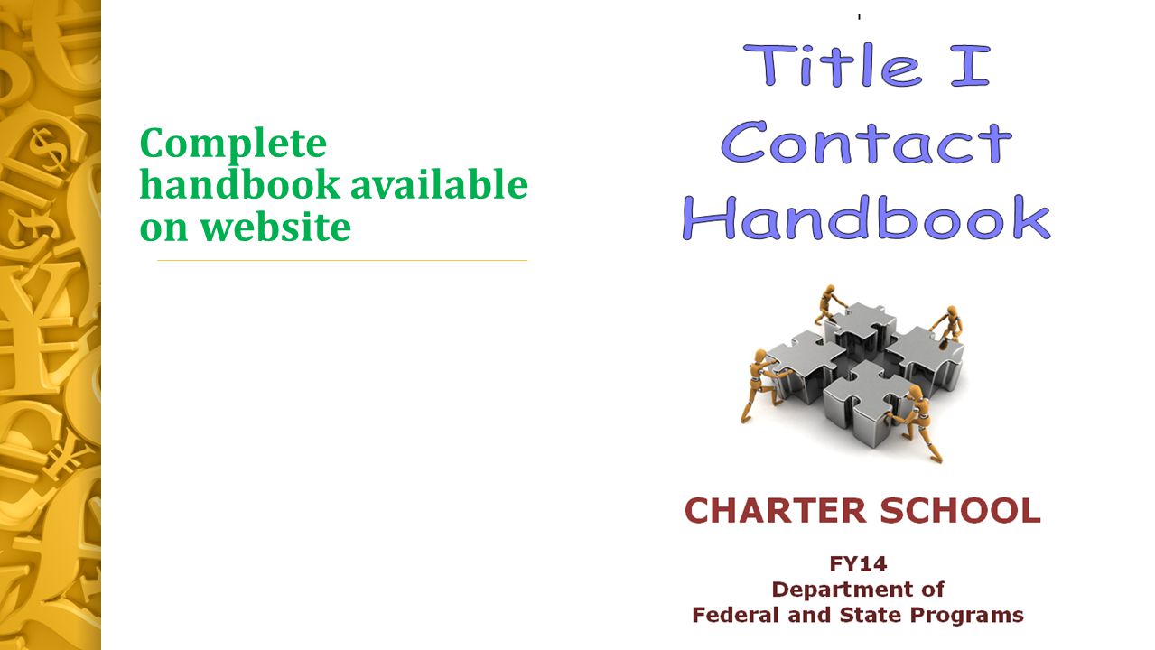 Complete handbook available on website