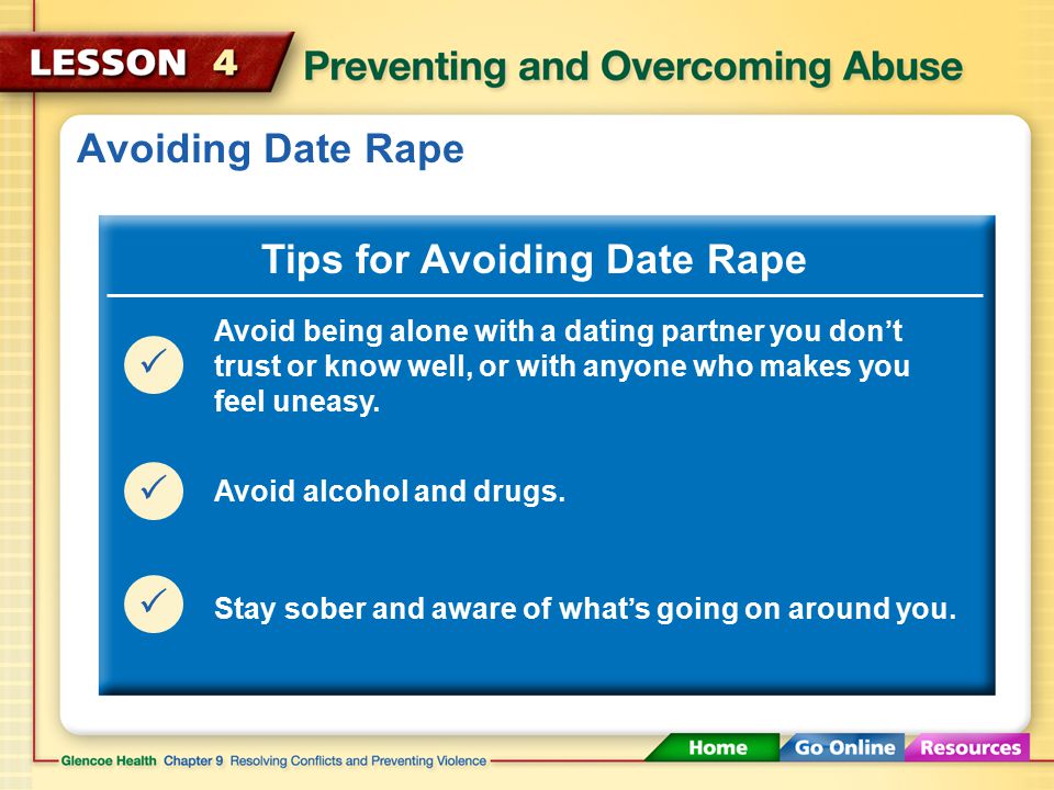 Alcohol, Drugs, and Date Rape Alcohol often plays a role in date rape.