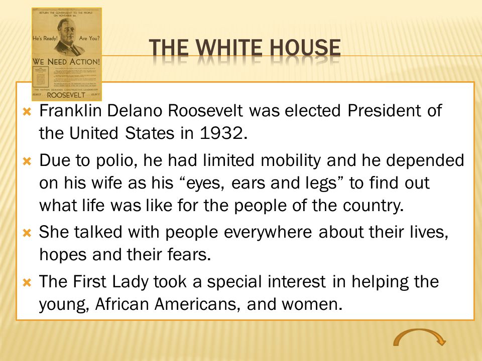  Franklin Delano Roosevelt was elected President of the United States in 1932.