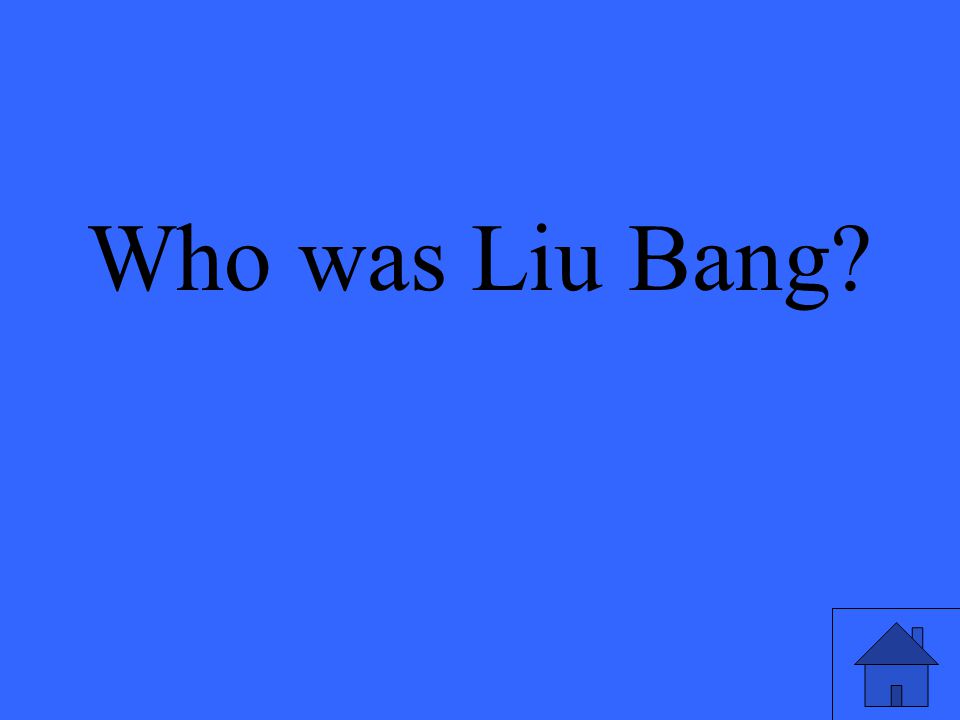 Who was Liu Bang