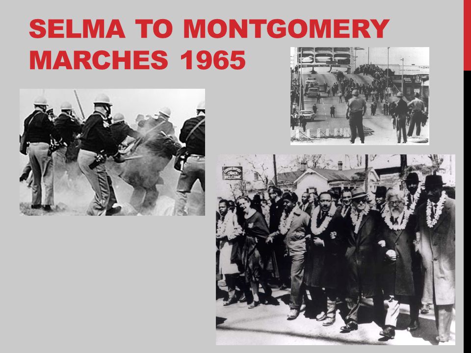 SELMA TO MONTGOMERY MARCHES 1965