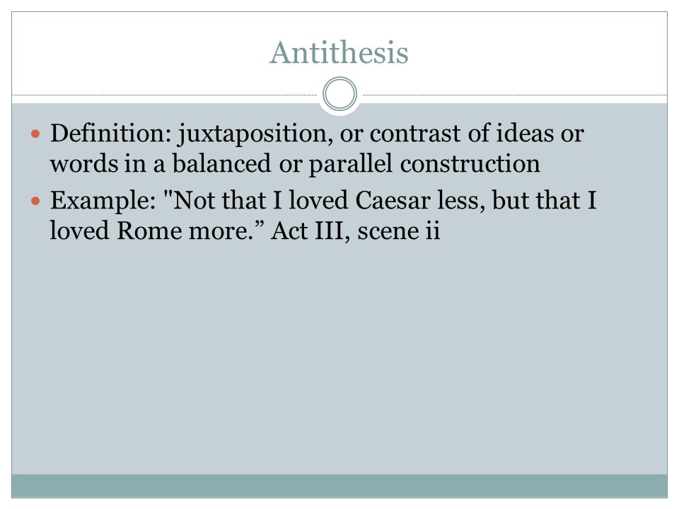 antithesis for love antithesis for love