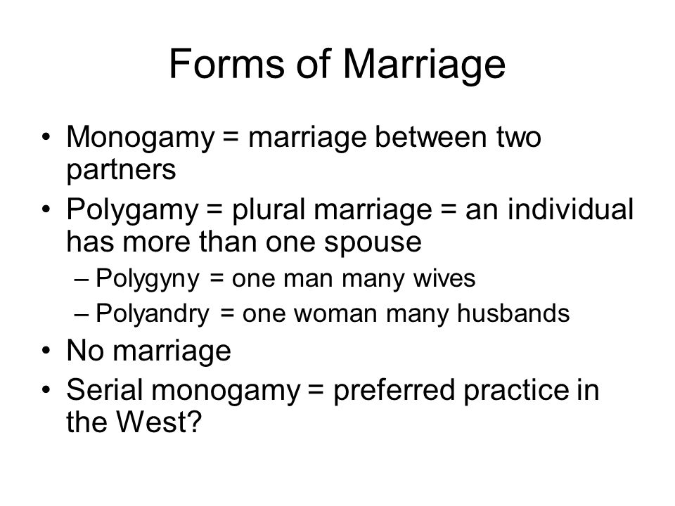 polygyny and the cross cultural view of plural marriage African plural marriage and the christian the author follows popular usage in talking of 'polygyny' and not of 'polyandry a cross-cultural analysis. polygyny and the cross cultural view of plural marriage African plural marriage and the christian the author follows popular usage in talking of 'polygyny' and not of 'polyandry a cross-cultural analysis.