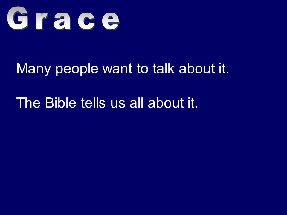 Many people want to talk about it. The Bible tells us all about it.