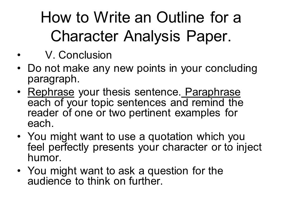 Conclusion paragraph essay structure