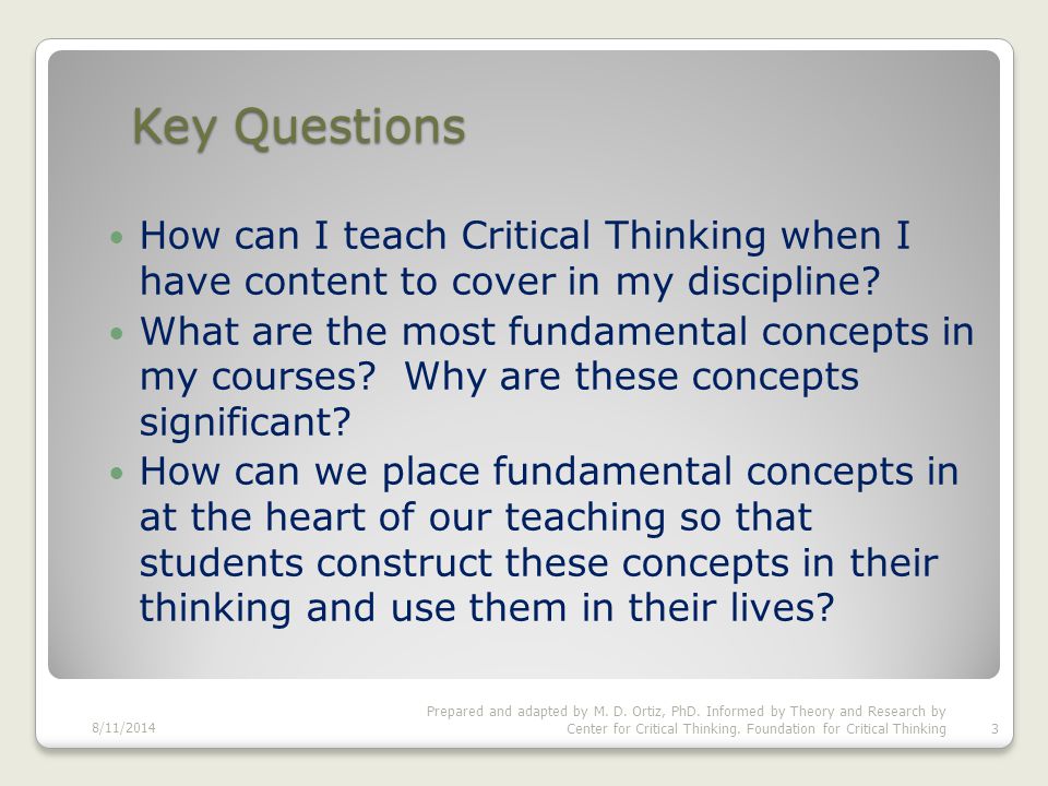 key concept of critical thinking Skills to pay the bills 98 problem solving and critical thinking everyone experiences problems from time to time some of our problems are big and complicated, while. key concept of critical thinking Skills to pay the bills 98 problem solving and critical thinking everyone experiences problems from time to time some of our problems are big and complicated, while.