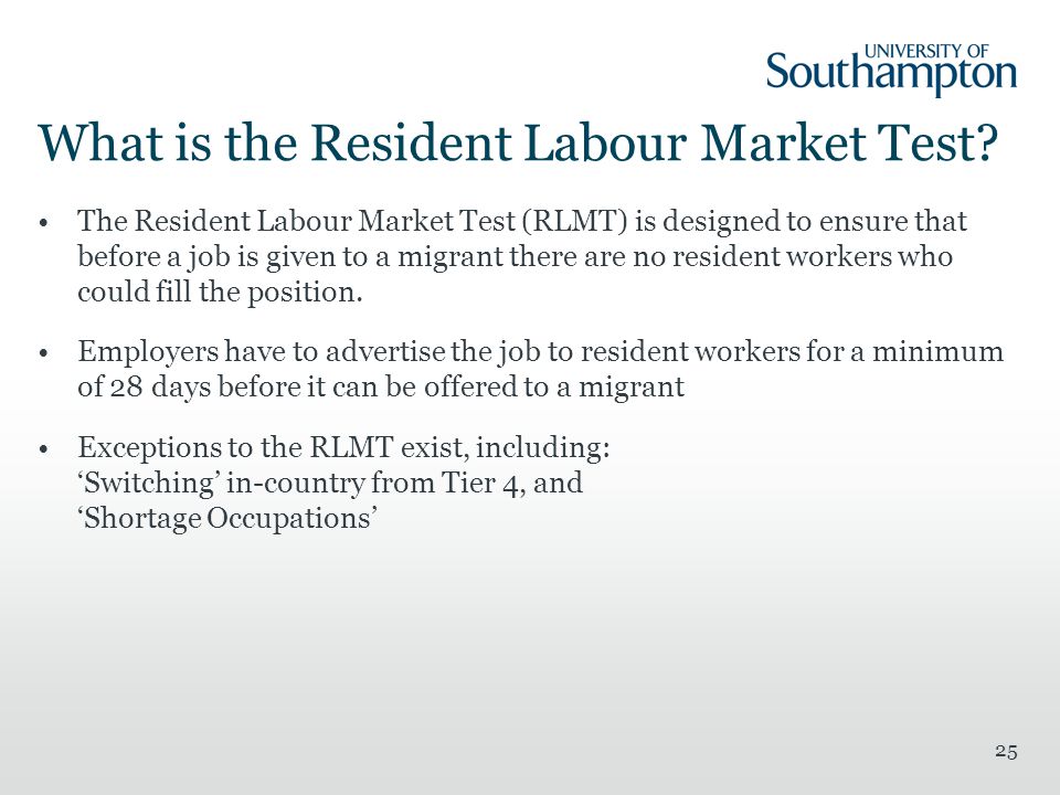 What is the Resident Labour Market Test.