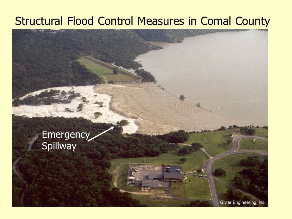 Structural Flood Control Measures in Comal County Emergency Spillway