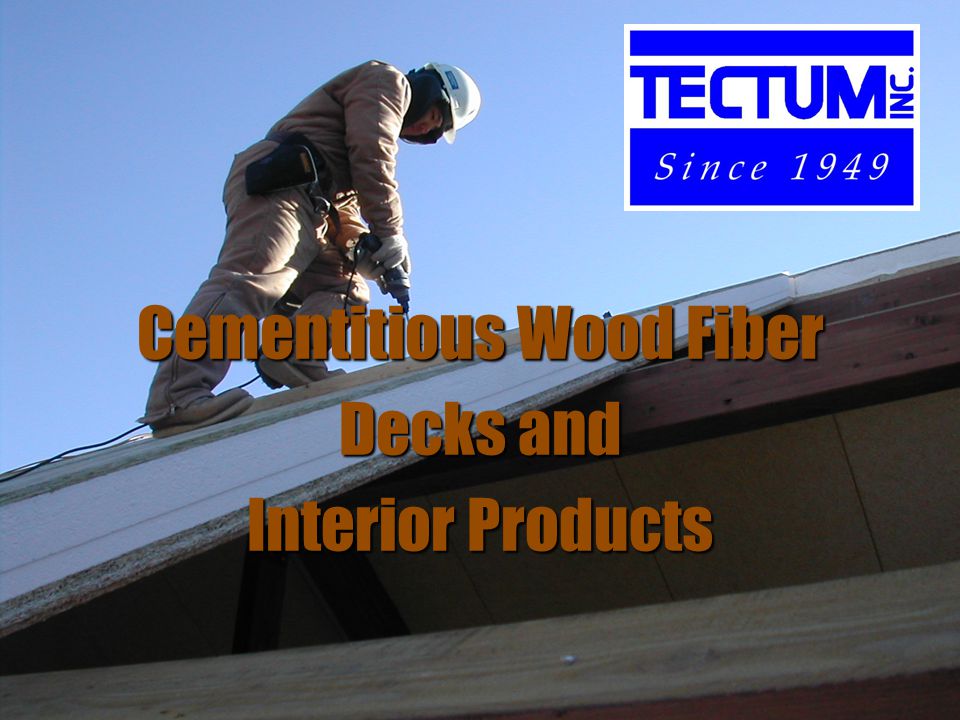 Cementitious Wood Fiber Decks and Interior Products