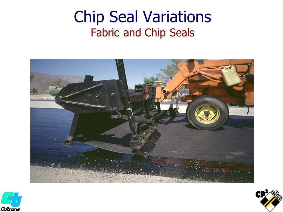 Chip Seal Variations Fabric and Chip Seals