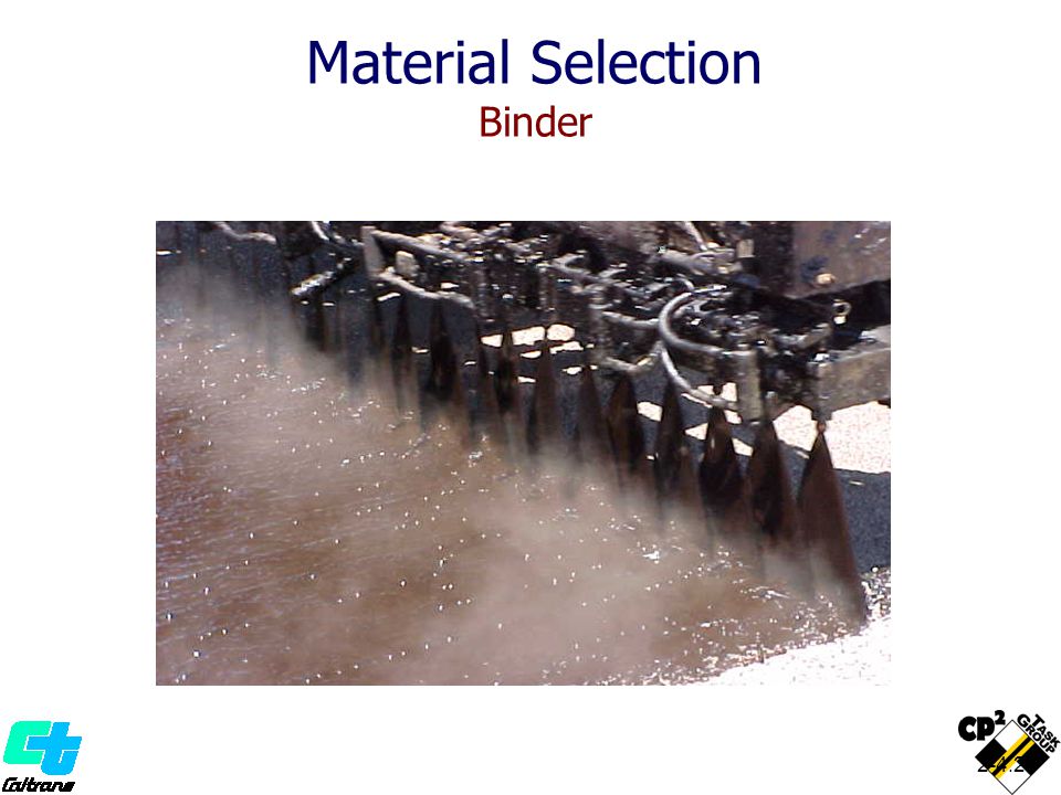 Material Selection Binder