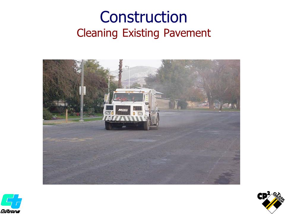 Construction Cleaning Existing Pavement