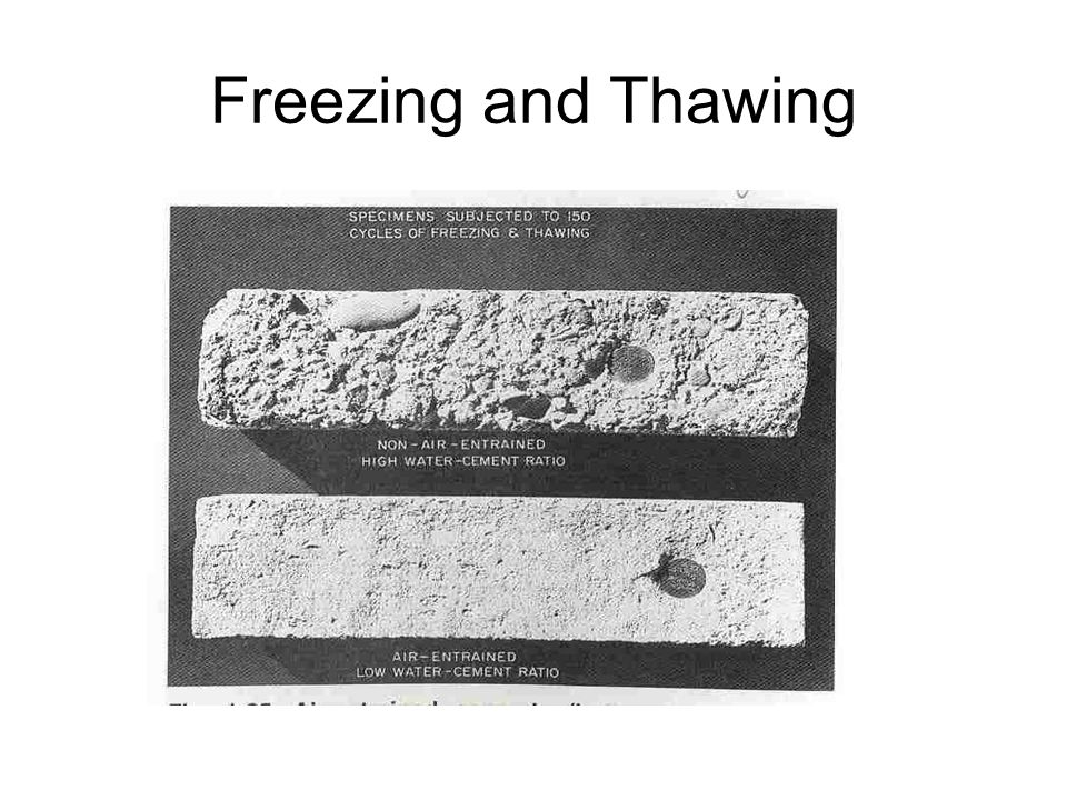 Freezing and Thawing