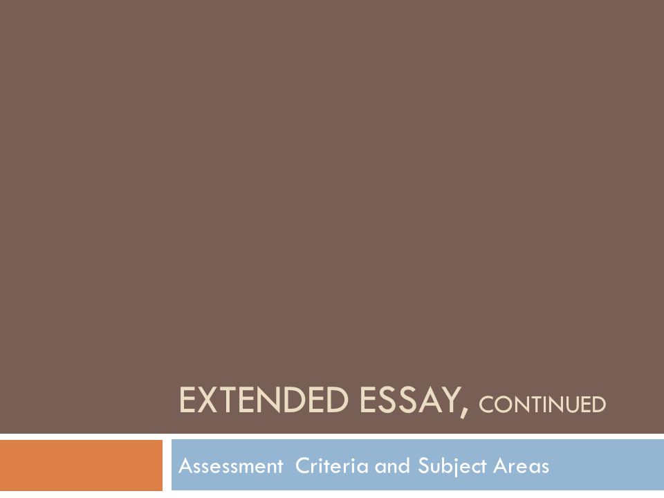 ibo extended essay criteria ibo extended essay criteria