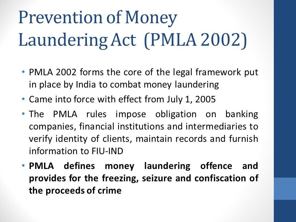 Money Laundering Elements Of Offence Part 1 Definitions And Obliged Entities
