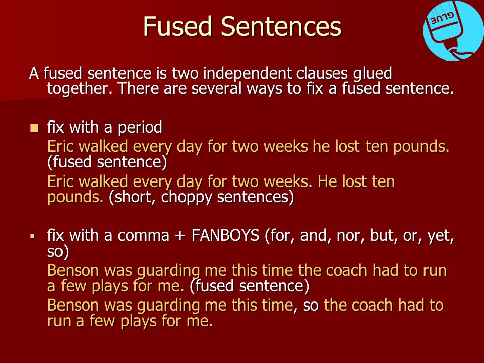 fused sentence