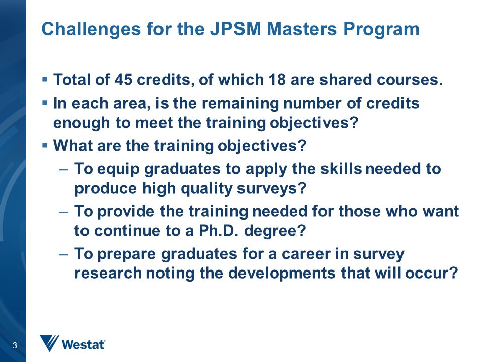 training surveys