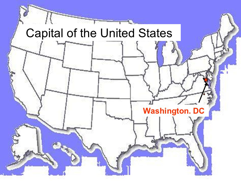 Washington. DC Capital of the United States