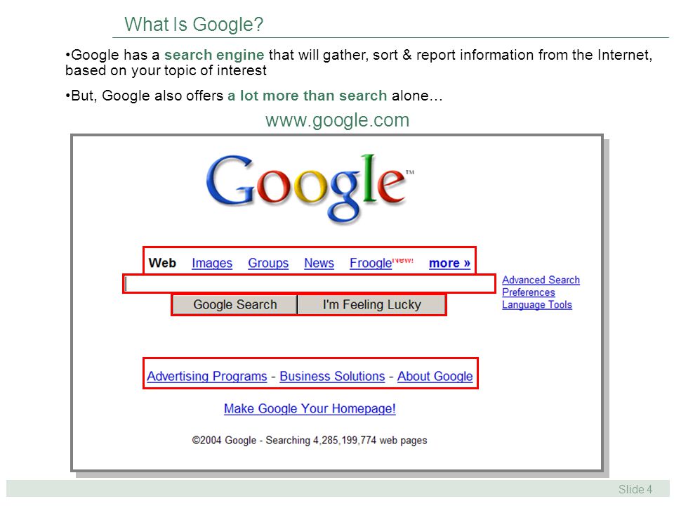 Slide 4   What Is Google.
