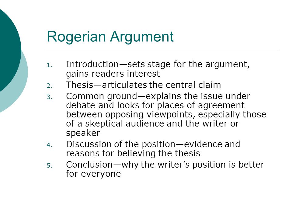 Research Paper Assistance Hartnell College Rogerian Essay Outline Rogerian Argument The Readers Perspective Or Position Is Valid