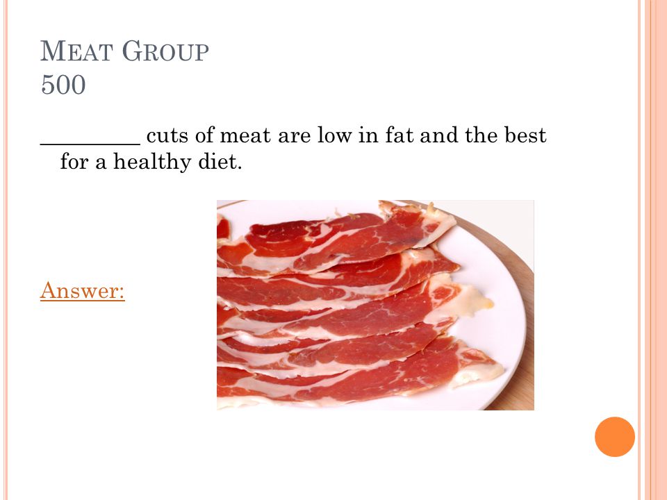 M EAT G ROUP 400 Protein. Game Board: