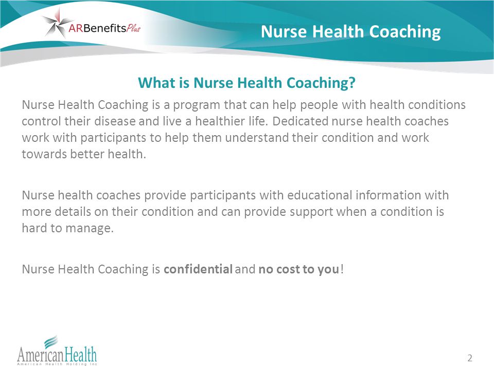 2 What is Nurse Health Coaching.