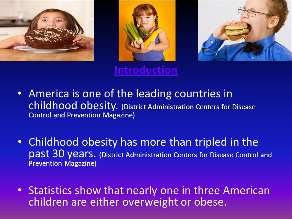 a research on childhood obesity a research on childhood obesity