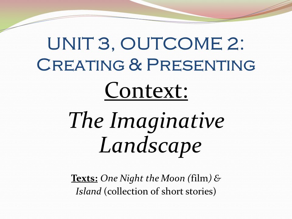 Imaginative Landscape Essays