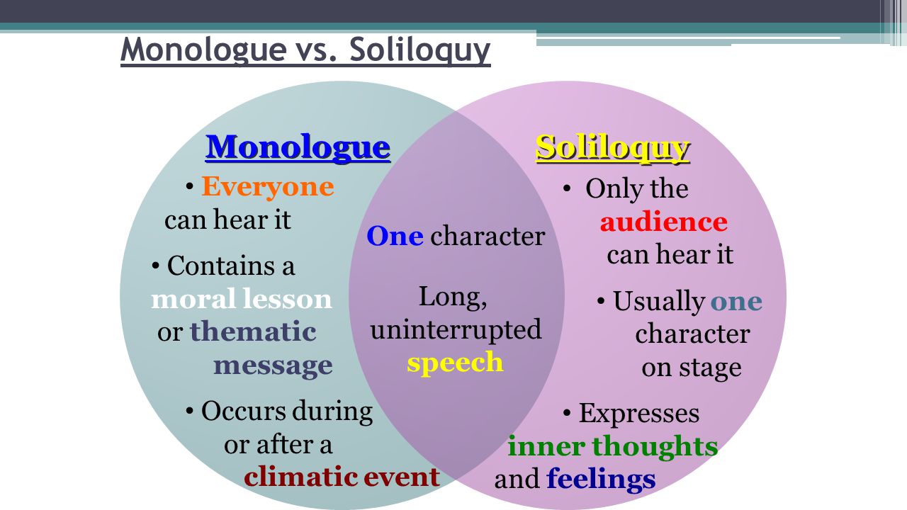 Monologue vs.