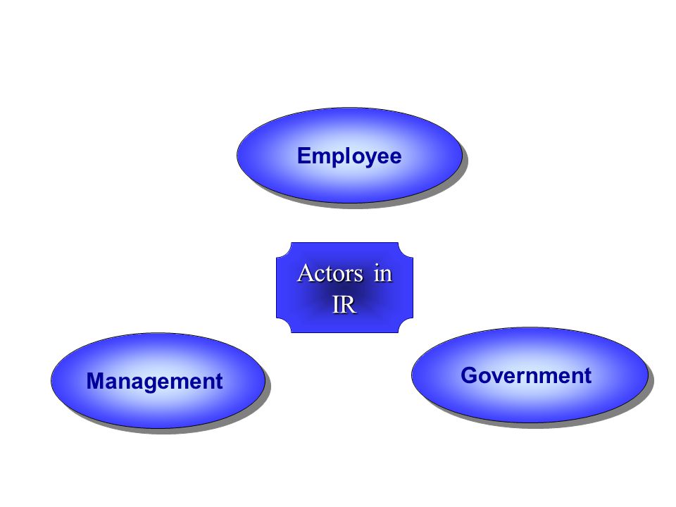 Employee Actors in IR Government Management