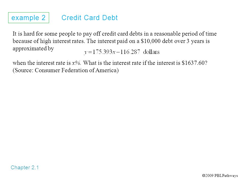 time to pay off credit card