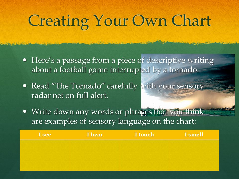 Descriptive essay tornados