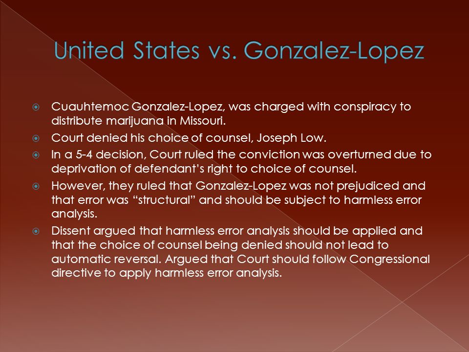  Cuauhtemoc Gonzalez-Lopez, was charged with conspiracy to distribute marijuana in Missouri.