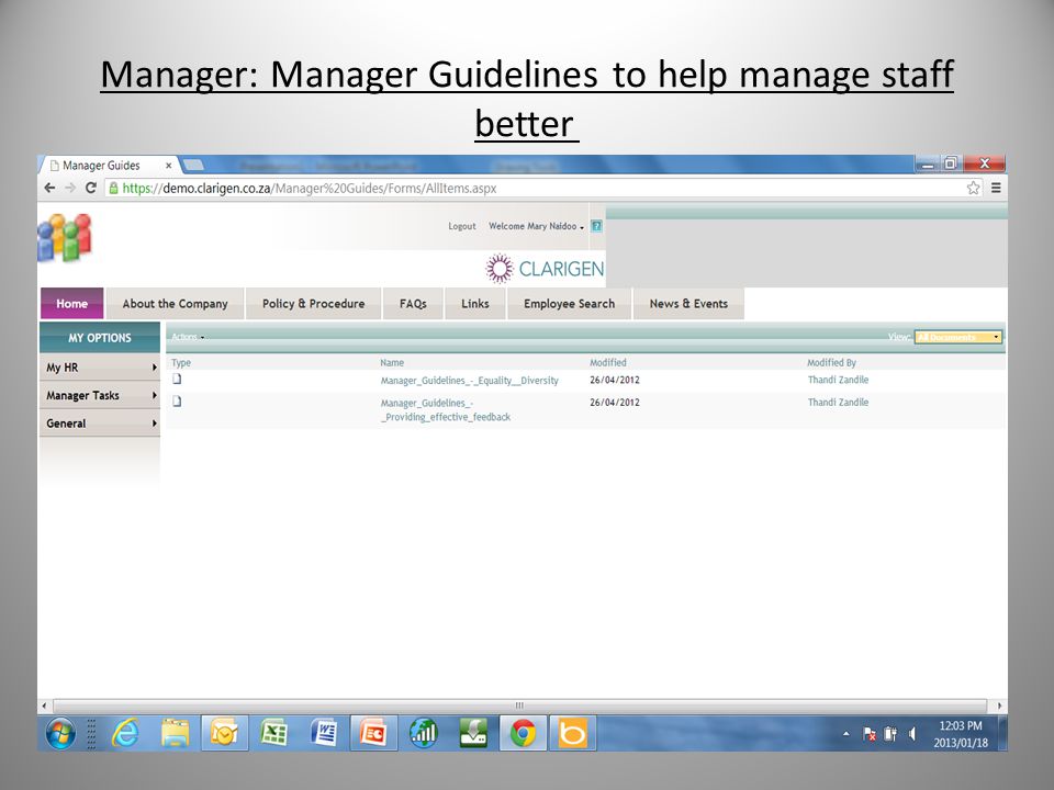 Manager: Manager Guidelines to help manage staff better