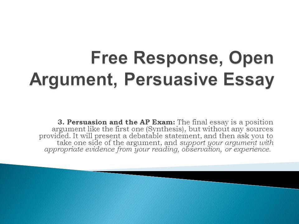 Good Persuasive Essay Topics