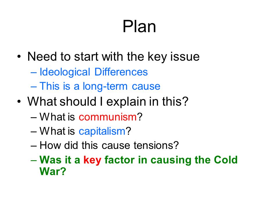 Essays On Cold War