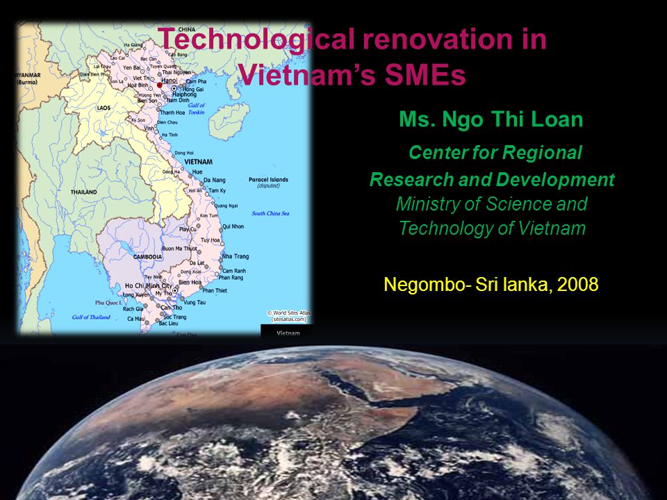 Technological renovation in Vietnam’s SMEs Ms.