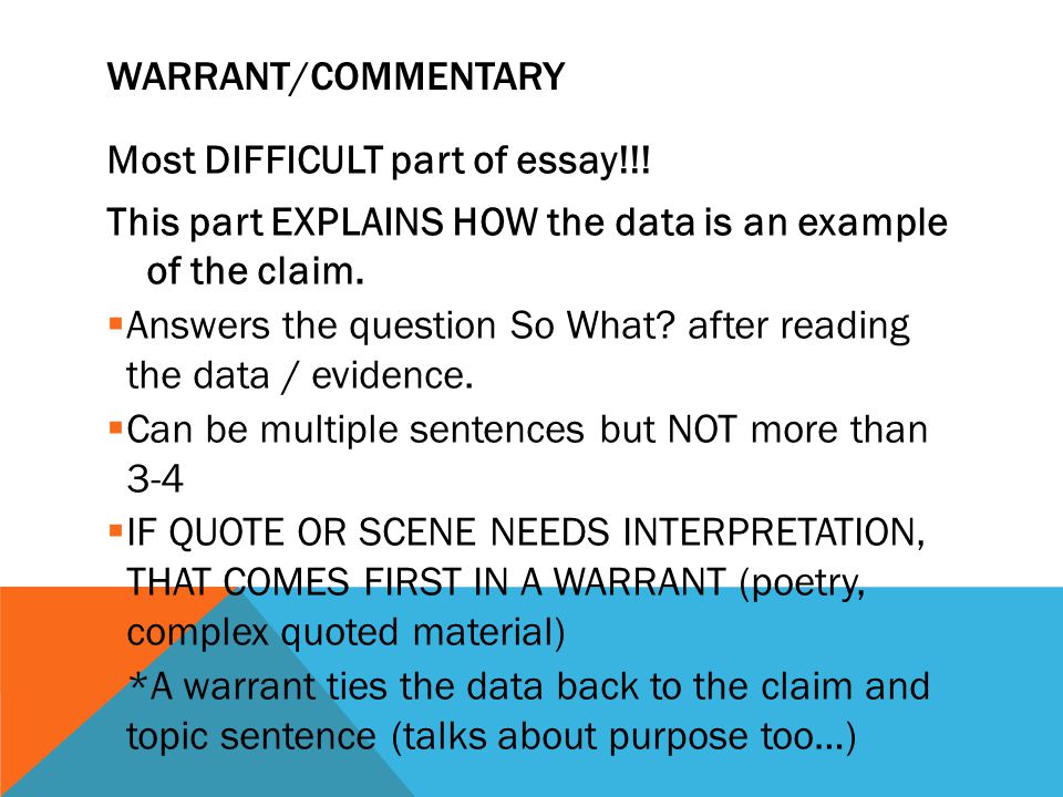 commentary in essay commentary in essay